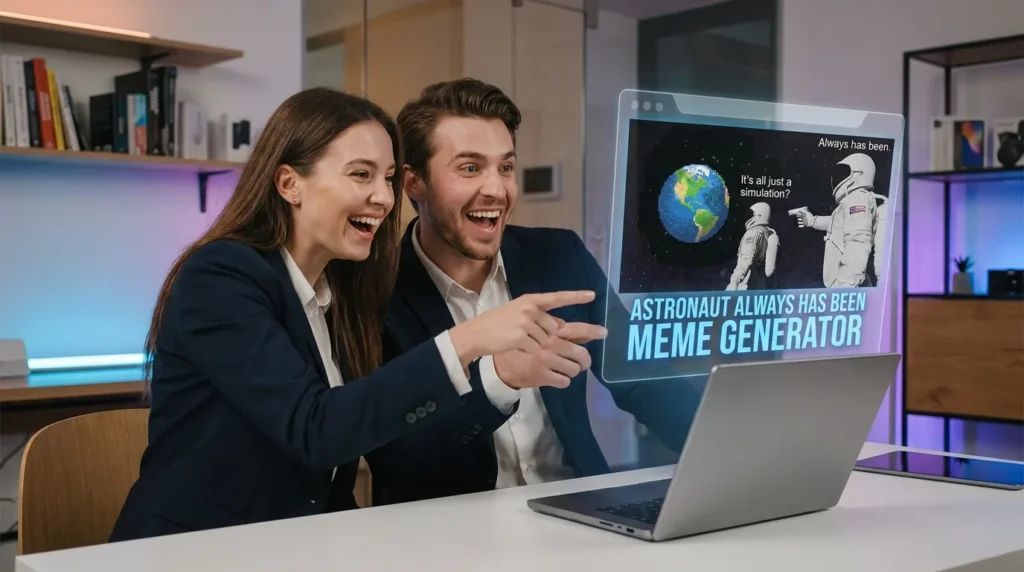 Astronaut Always Has Been Meme Generator