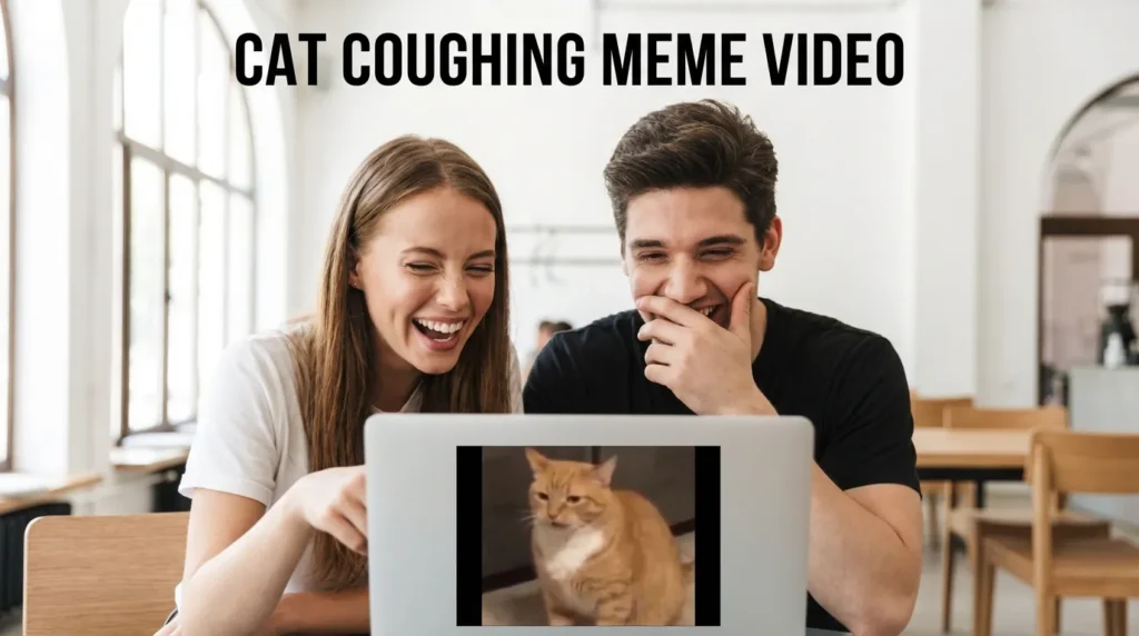 CAT COUGHING MEME VIDEO
