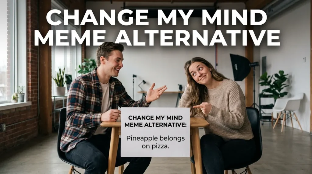 Change My Mind Meme Alternative