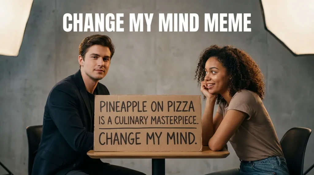 Change My Mind Meme Charlie Kirk