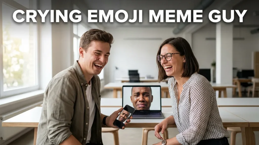 Crying Emoji Meme Guy