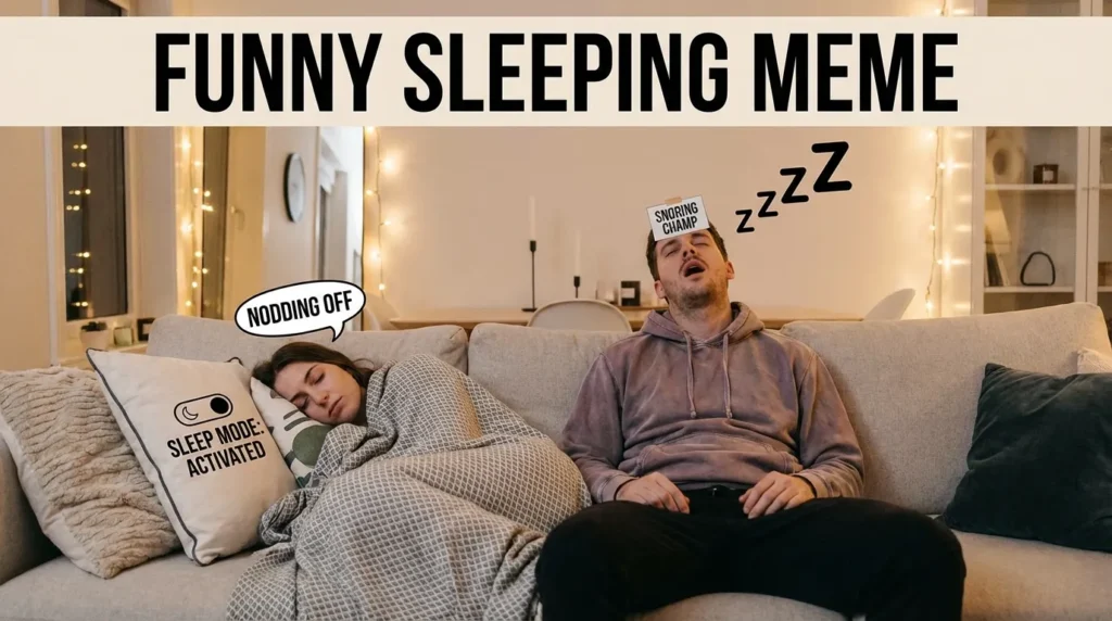 FUNNY SLEEPING MEME