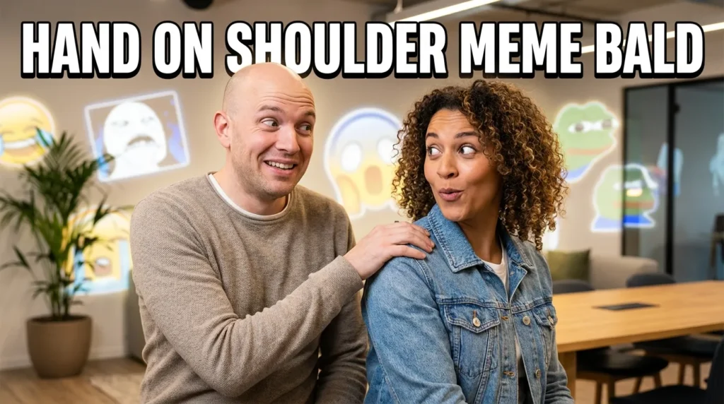 HAND ON SHOULDER MEME BALD