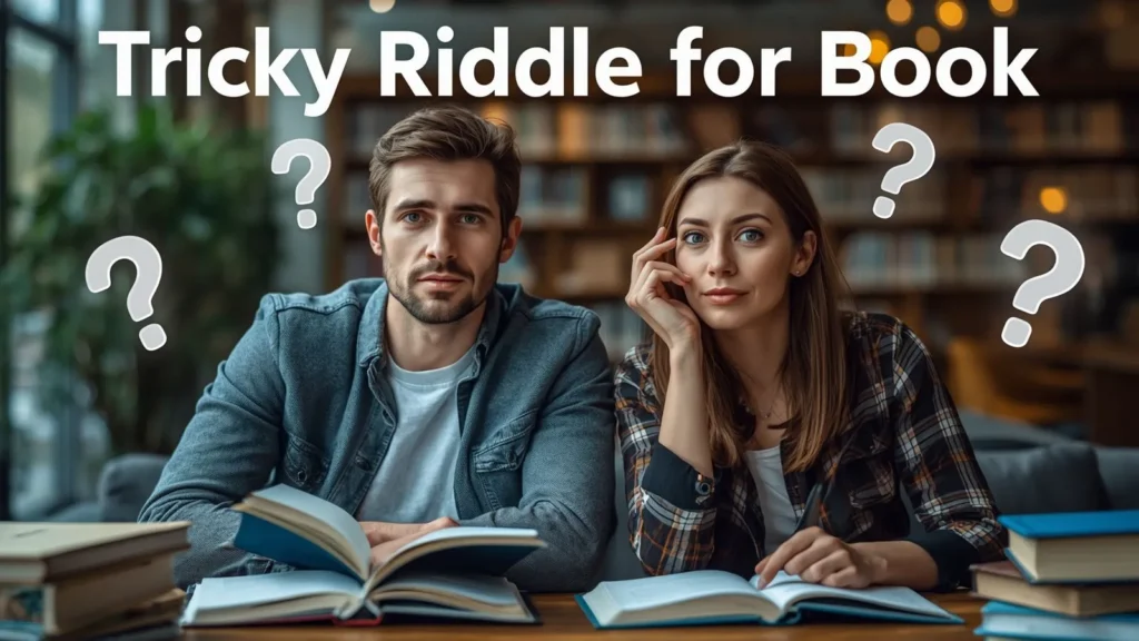 Tricky Riddle for Book
