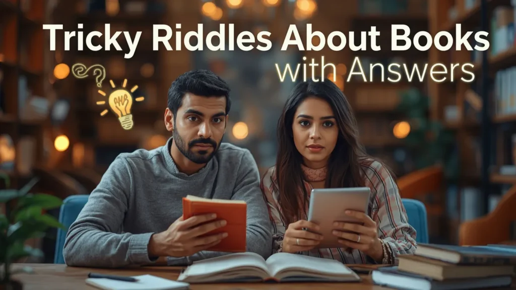 Tricky Riddles About Books with Answers