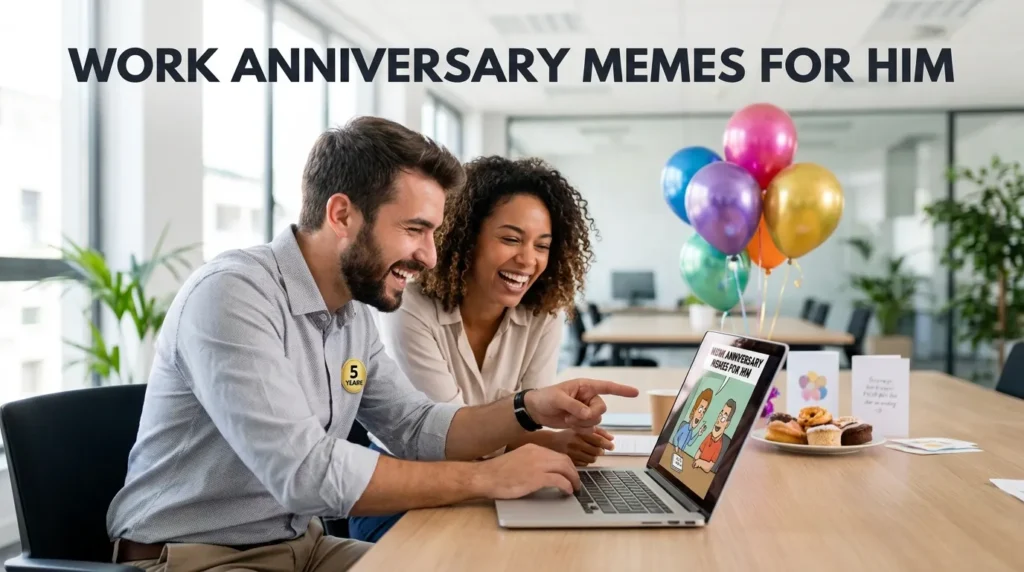 Work Anniversary Memes for Him