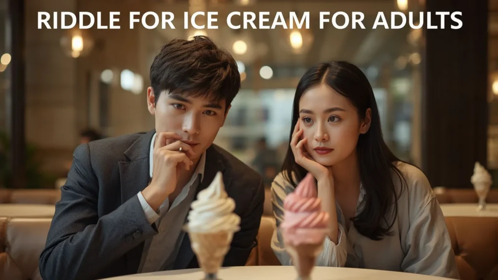 Riddle for Ice Cream for Adults