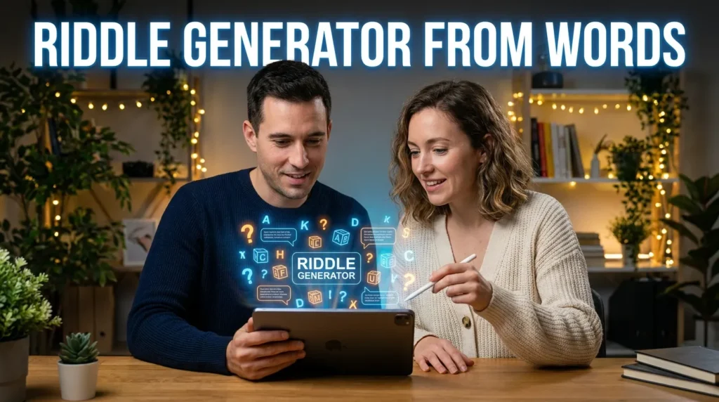 Riddle Generator from Words