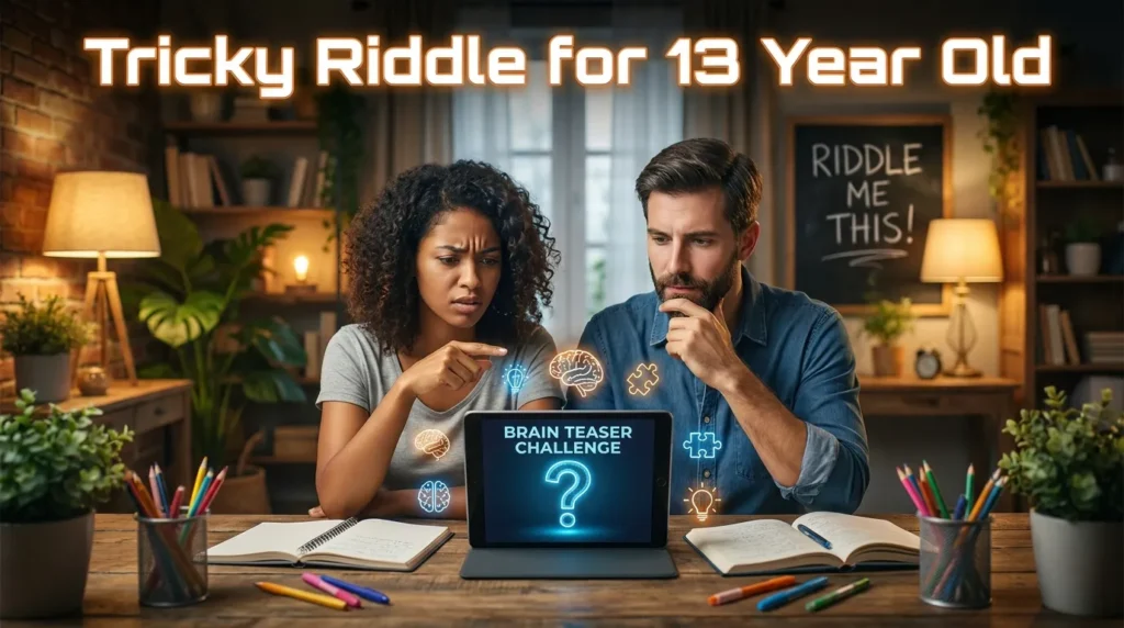 Tricky Riddle for 13 Year Old
