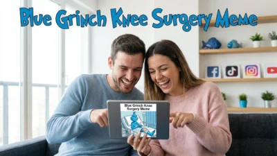 Blue Grinch Knee Surgery Meme